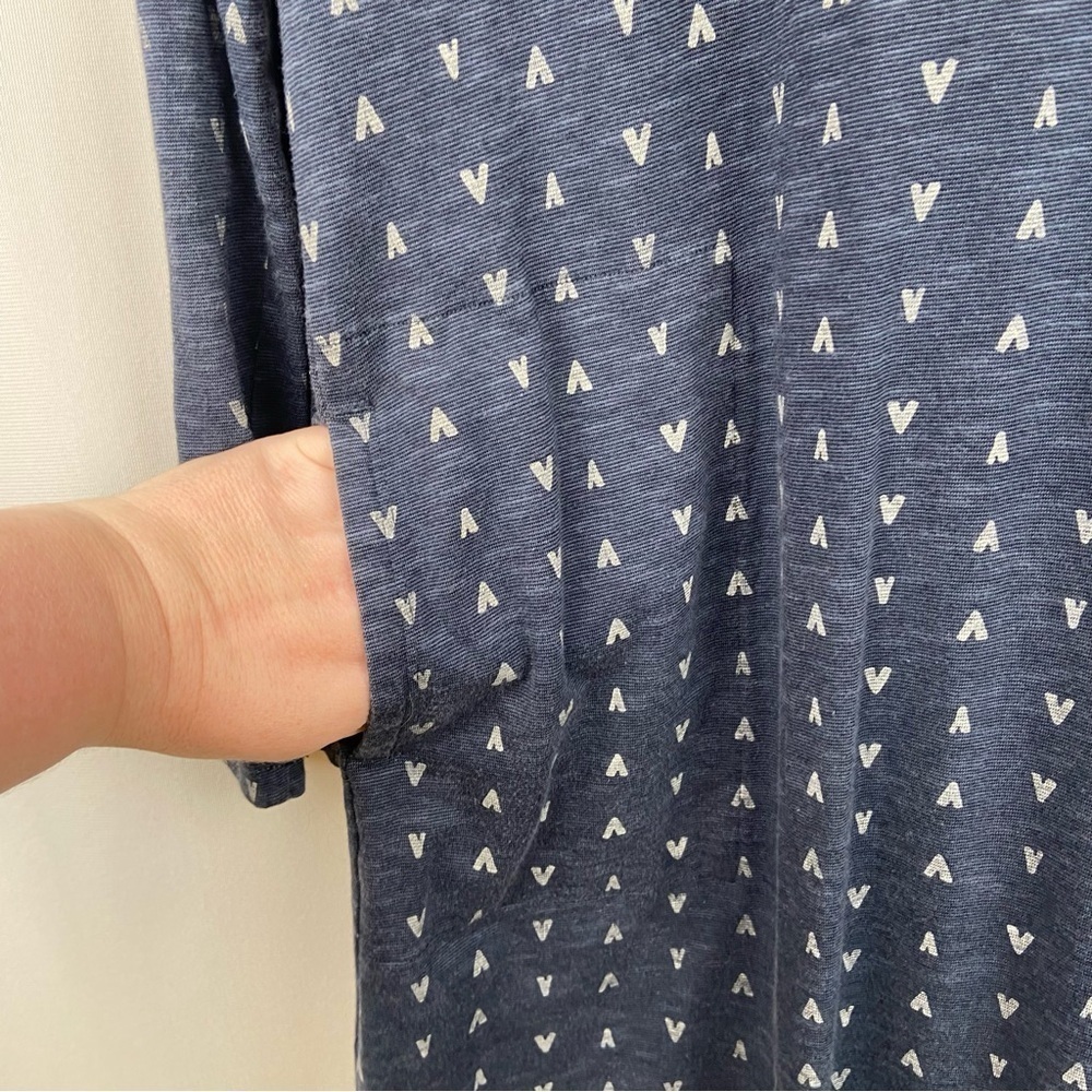 Toad & Co Windermere Long Sleeve Dress Geometric Tencel Cotton Blend Small - Picture 4 of 15